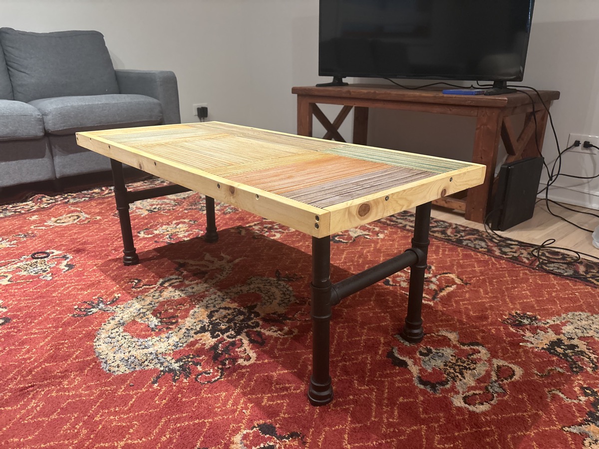 Plywood chair made from skateboard veneers